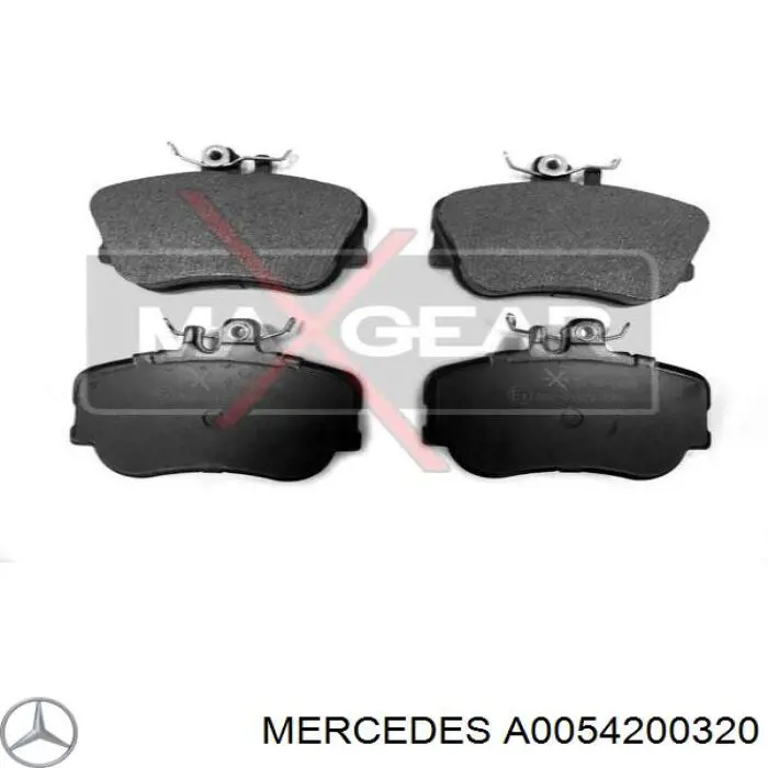 Тормозные колодки Mercedes A0054200320