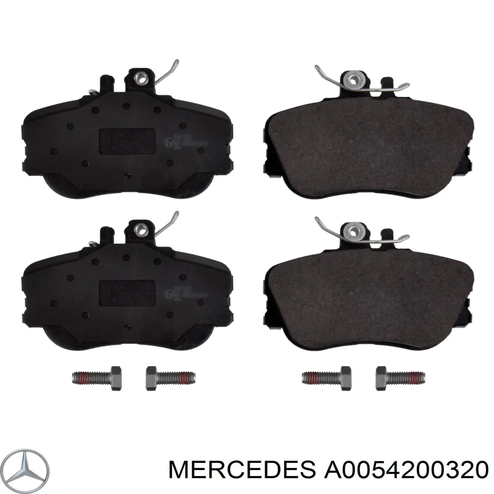 A0054200320 Mercedes колодки тормозные передние дисковые