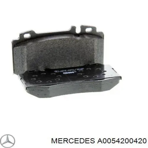 Передние тормозные колодки A0054200420 Mercedes