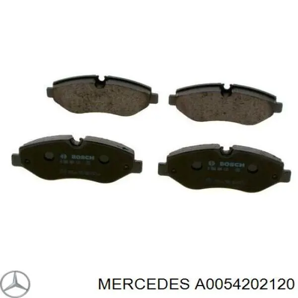 Передние тормозные колодки A0054202120 Mercedes