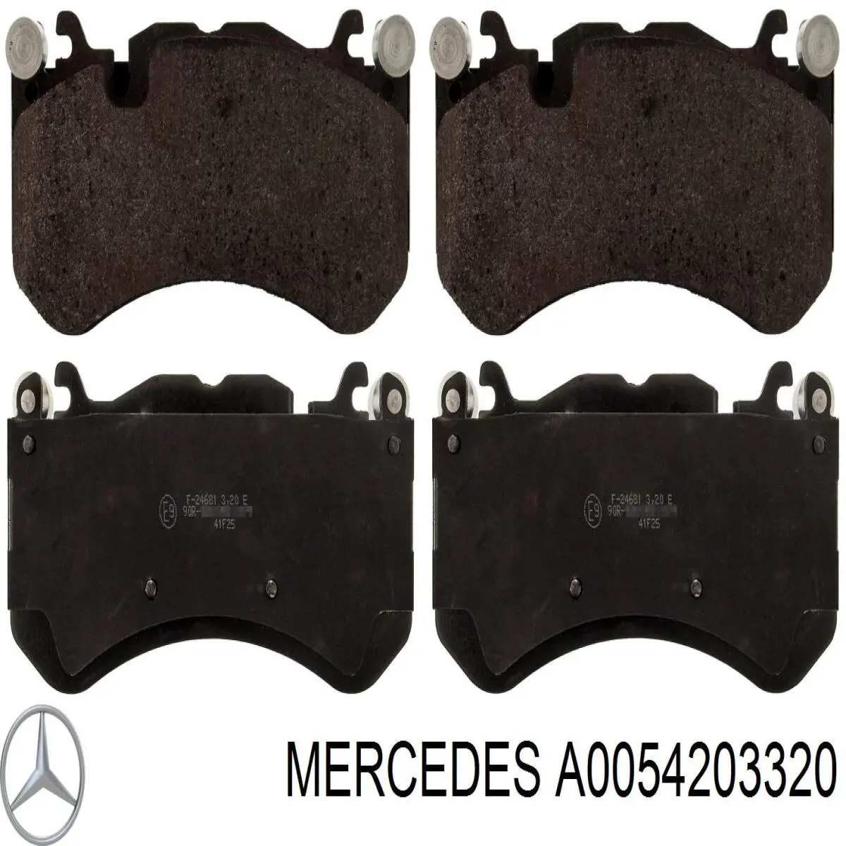 A0054203320 Mercedes колодки тормозные передние дисковые