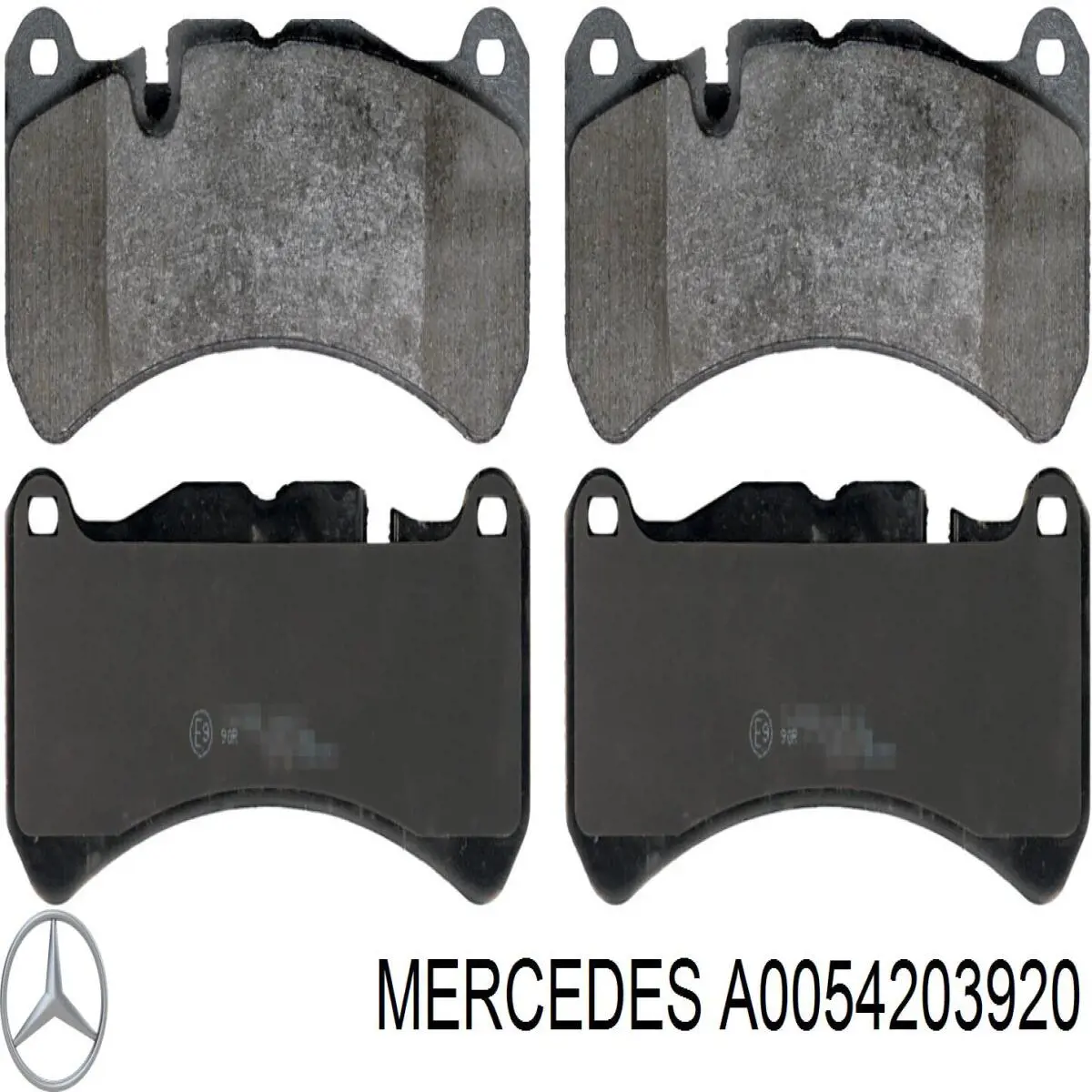 Передние тормозные колодки A0054203920 Mercedes