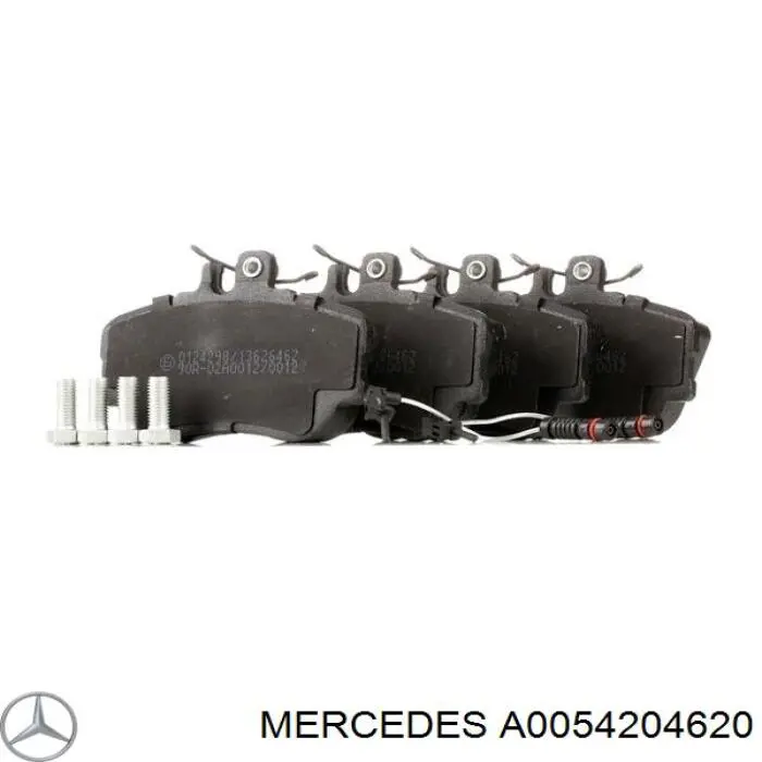 A0054204620 Mercedes колодки тормозные передние дисковые