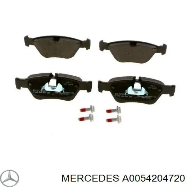 A0054204720 Mercedes колодки тормозные передние дисковые