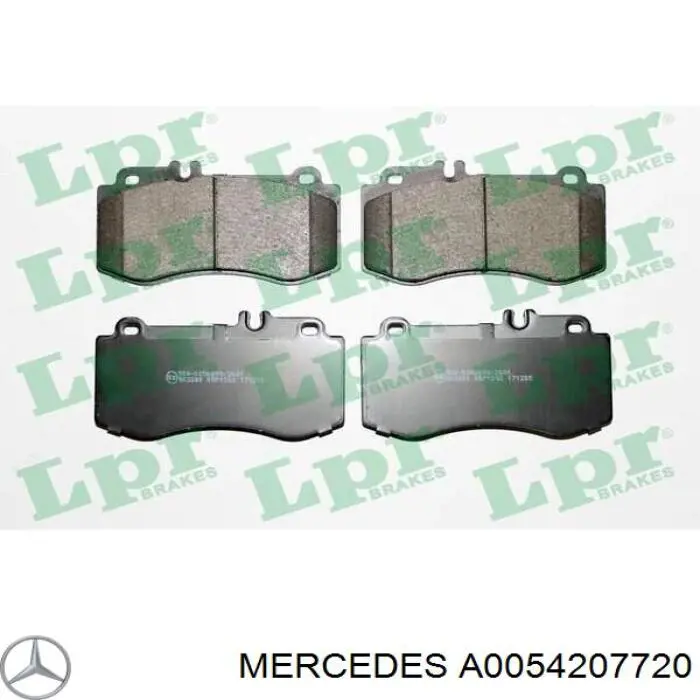 Купить A0054207720 Mercedes Колодки тормозные