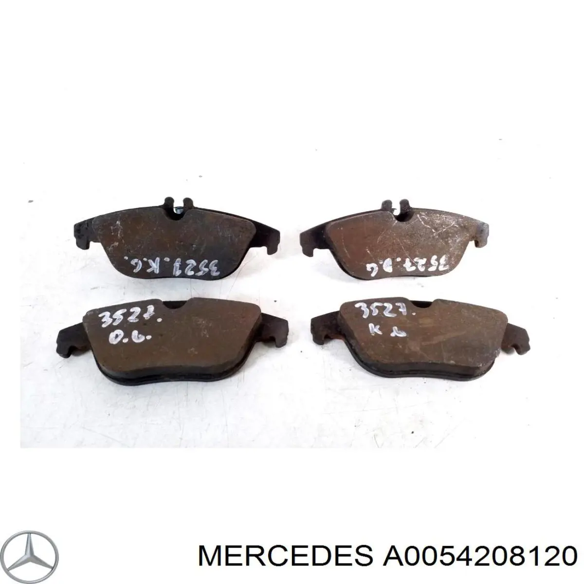 Колодки дисковые  Mercedes A0054208120 цена, от 32.19 USD