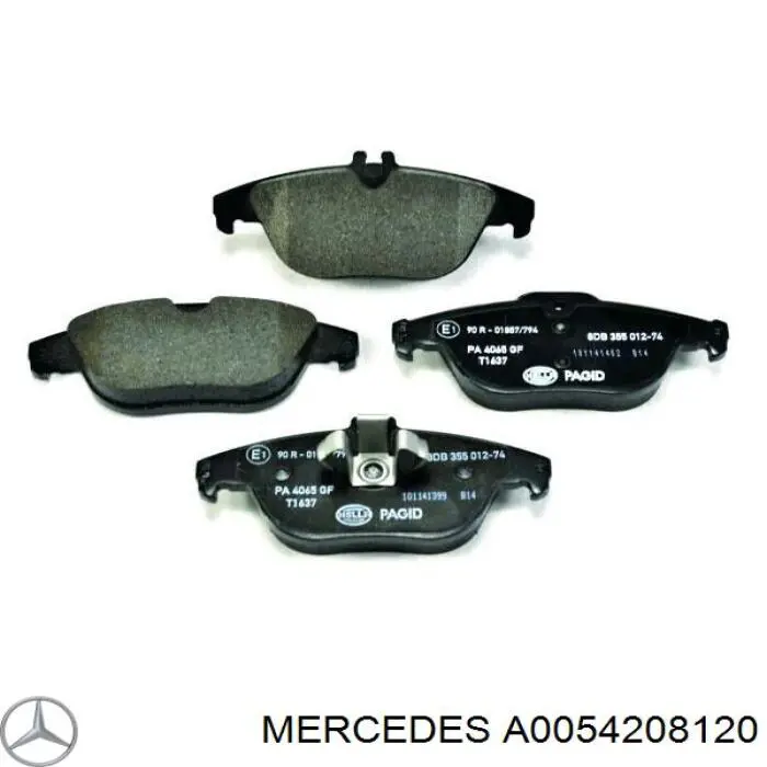 A0054208120 Mercedes Колодки тормозные дисковые комплект