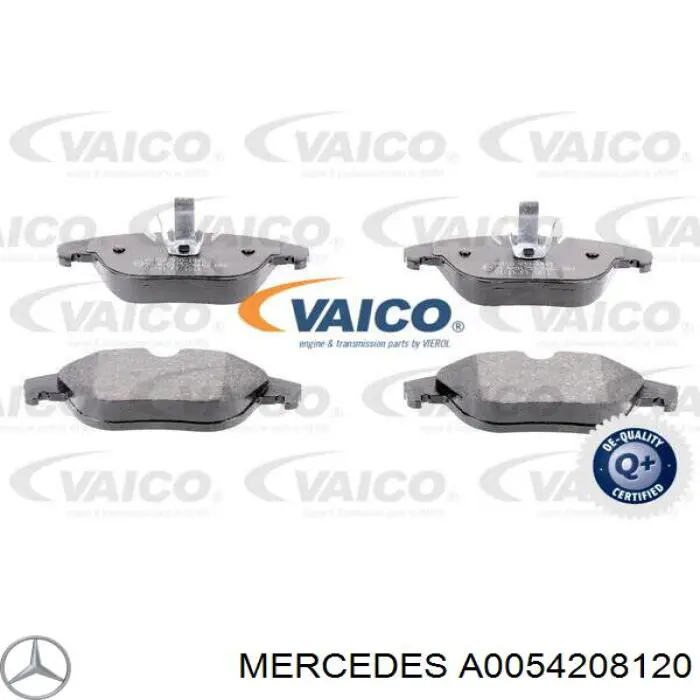 Задние тормозные колодки A0054208120 Mercedes