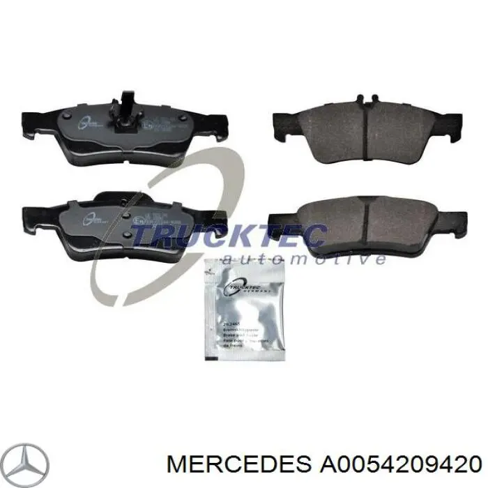 A0054209420 Mercedes Колодки тормозные дисковые комплект