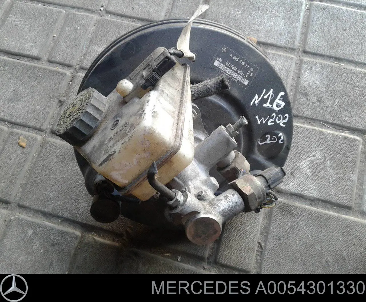 Reforçador dos freios a vácuo para Mercedes CLK (C208)