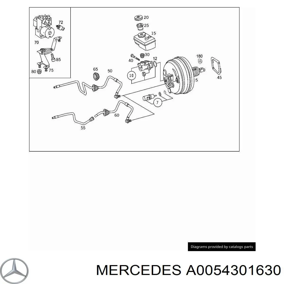 A0054301630 Mercedes 