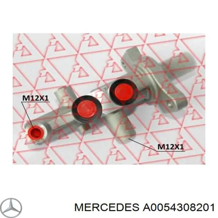 A0054308201 Mercedes цилиндр тормозной главный