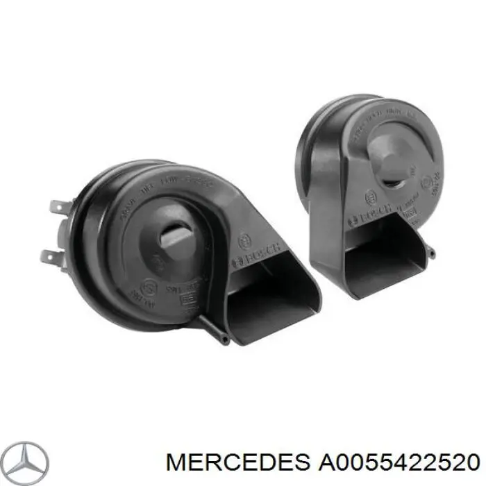 0055422520 Mercedes сигнал звуковой (клаксон)