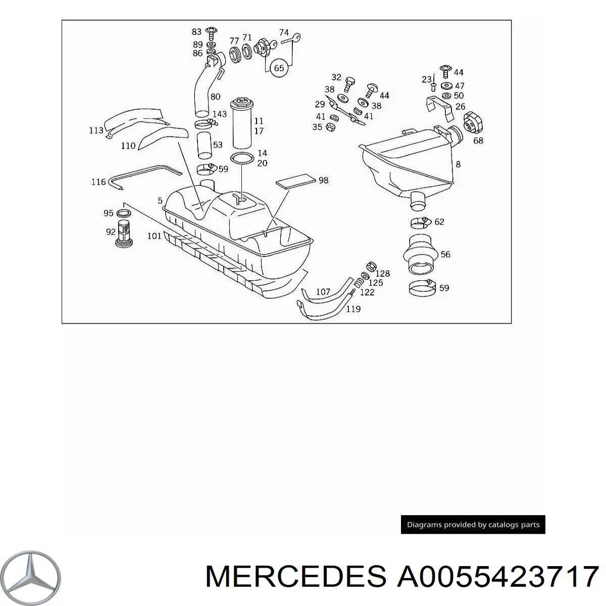  A0055423717 Mercedes