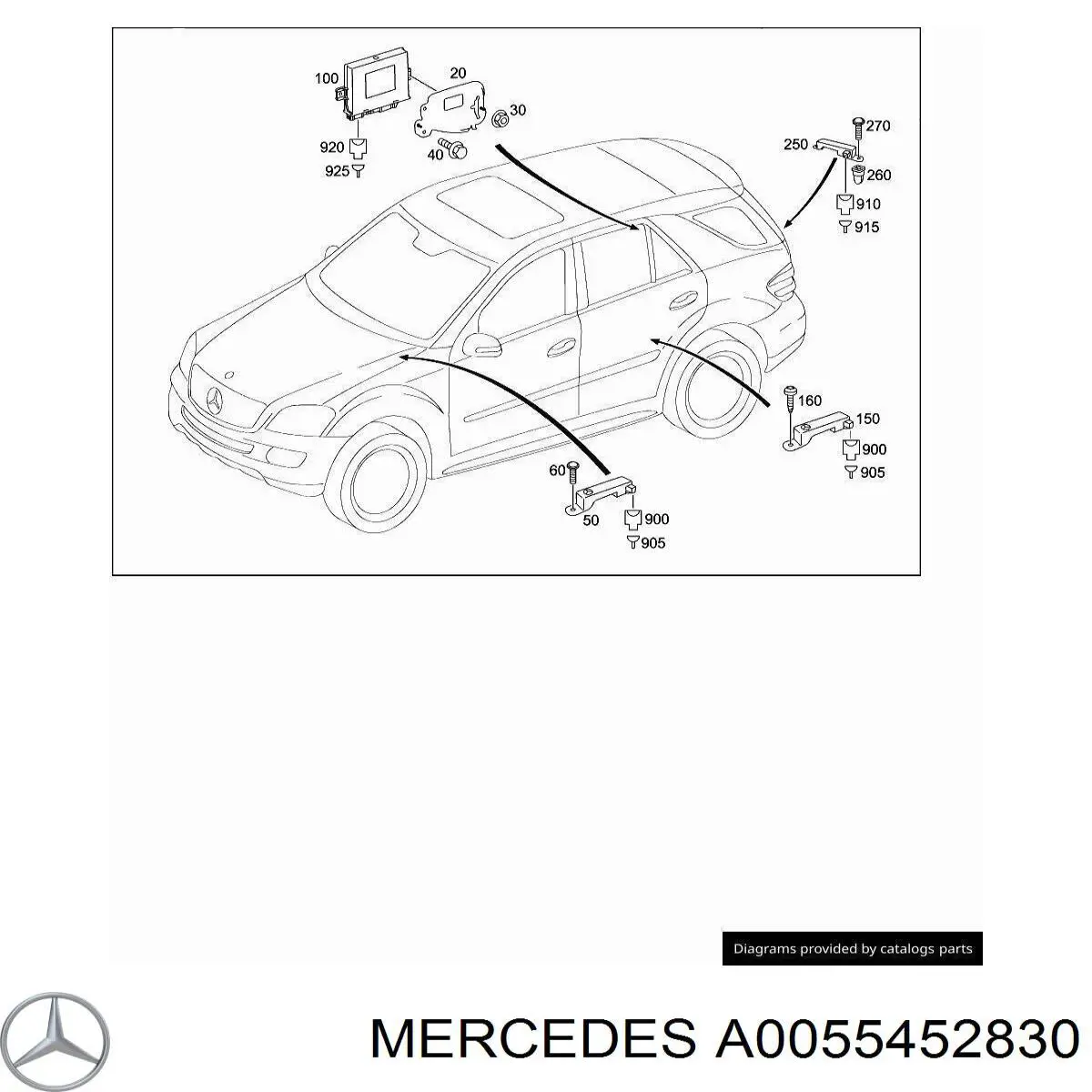 A0055452830 Mercedes 