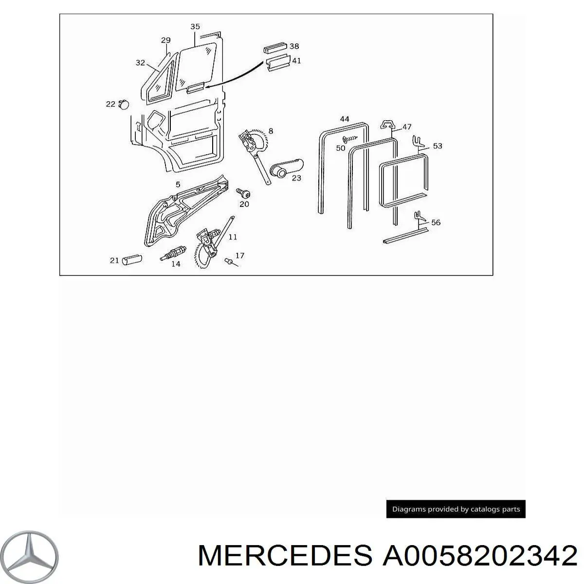 A0058202342 Mercedes 