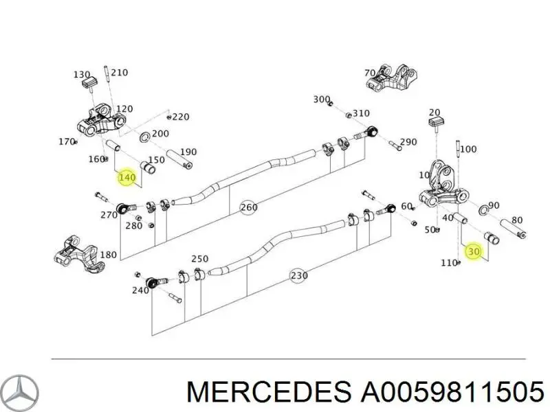 Подшипник ступицы пер/зад Mercedes A0059811505 цена, от 48.03 USD