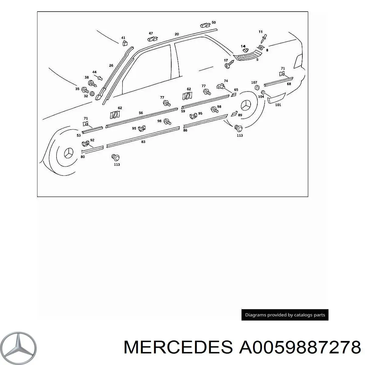 A0059887278 Mercedes 
