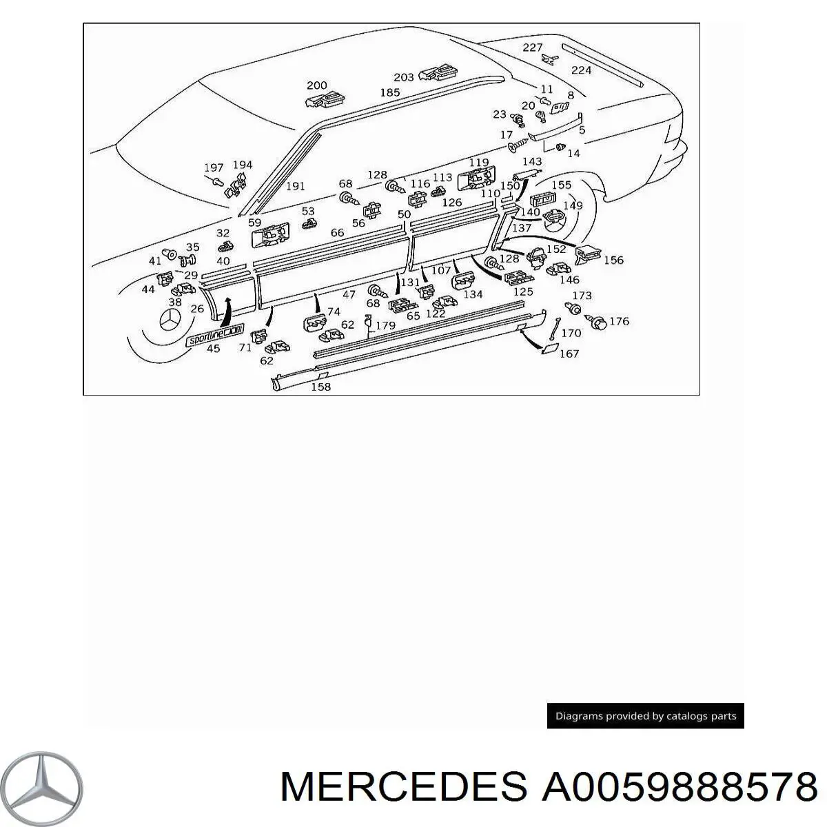 A0059888578 Mercedes 