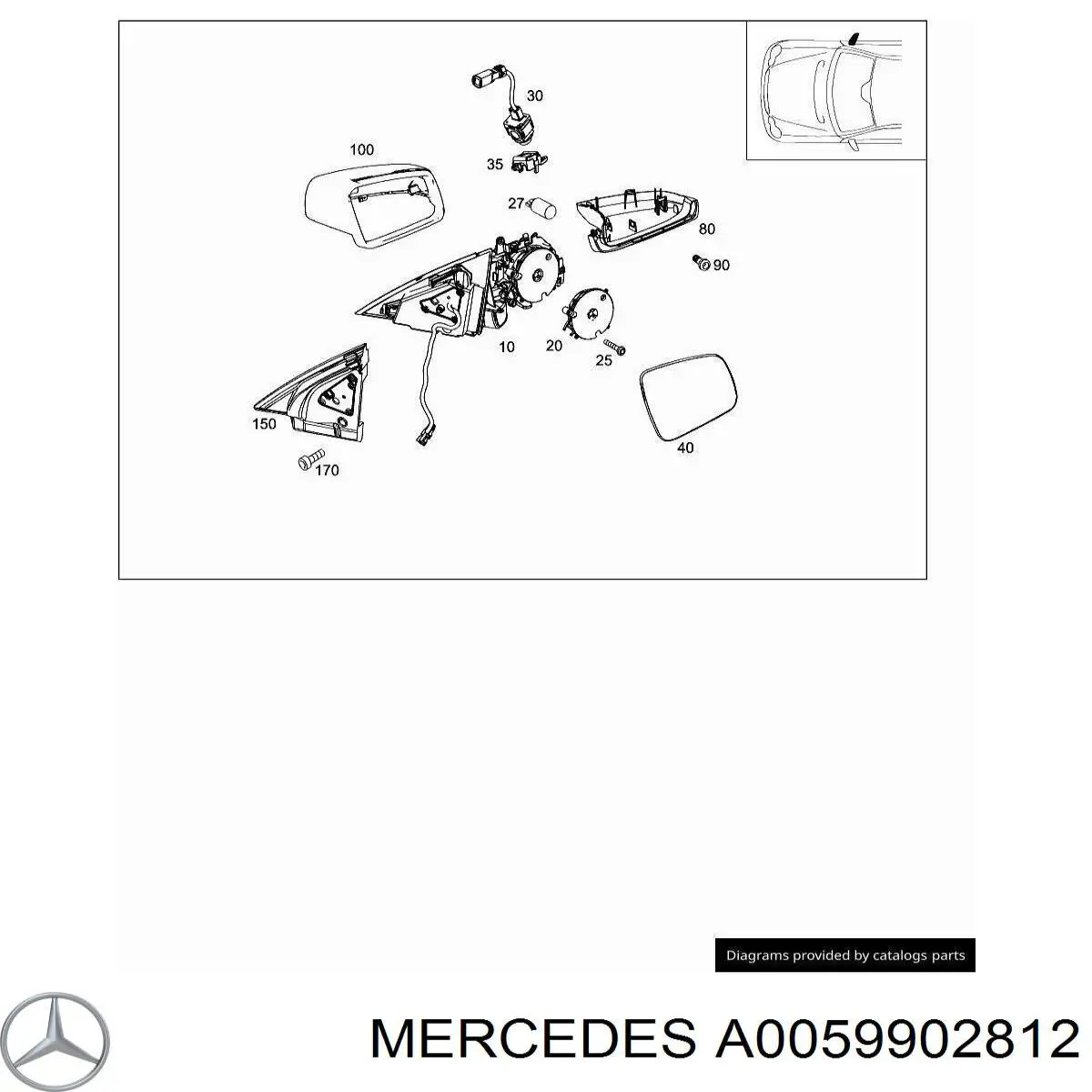  Mercedes A0059902812 цена, от 4.08 USD