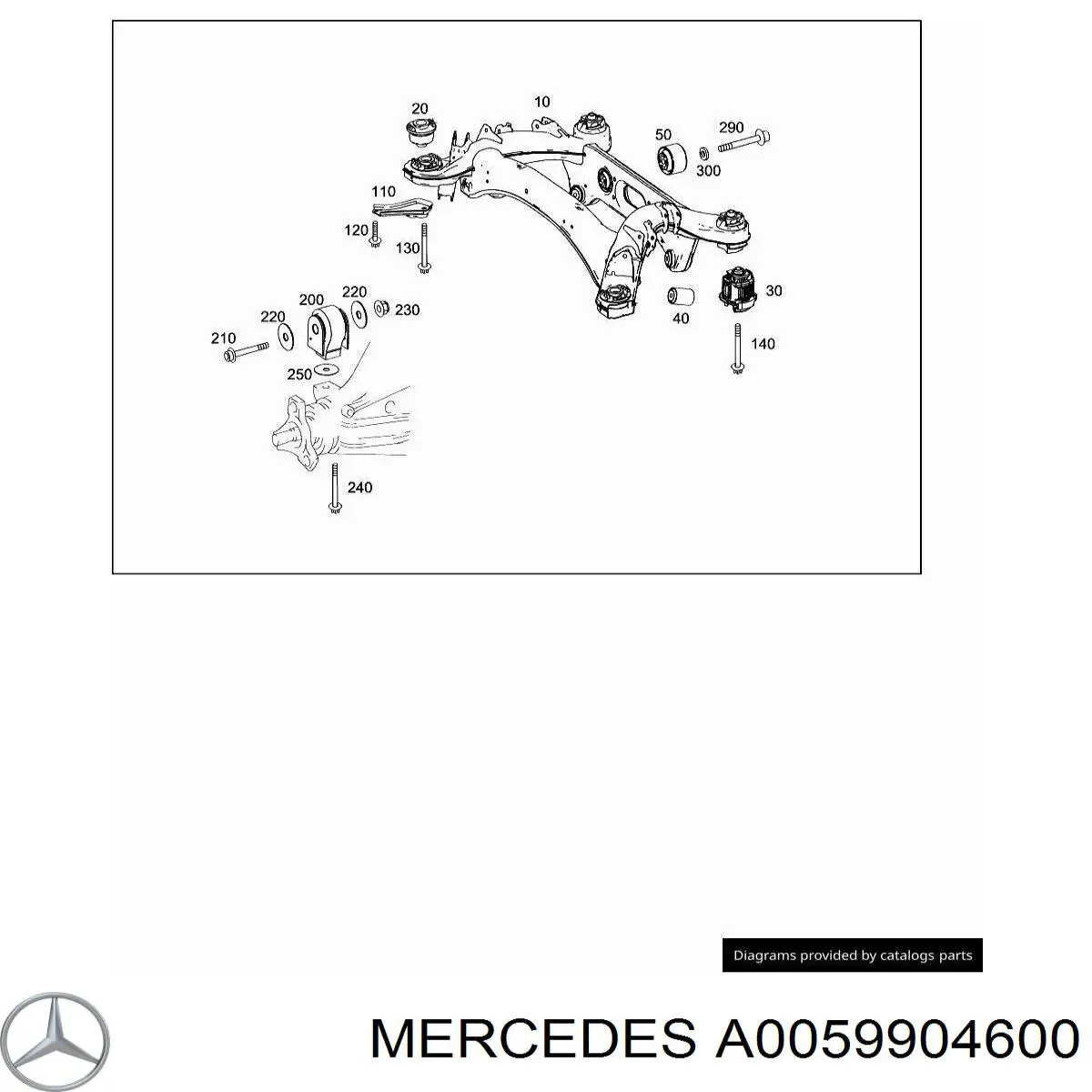 A0059904600 Mercedes 