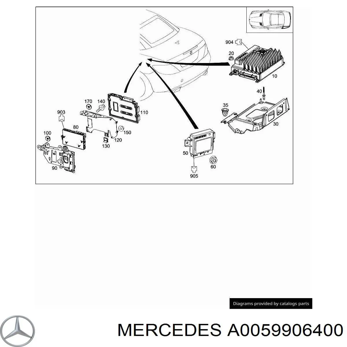  Mercedes A0059906400 цена, от 2.09 USD