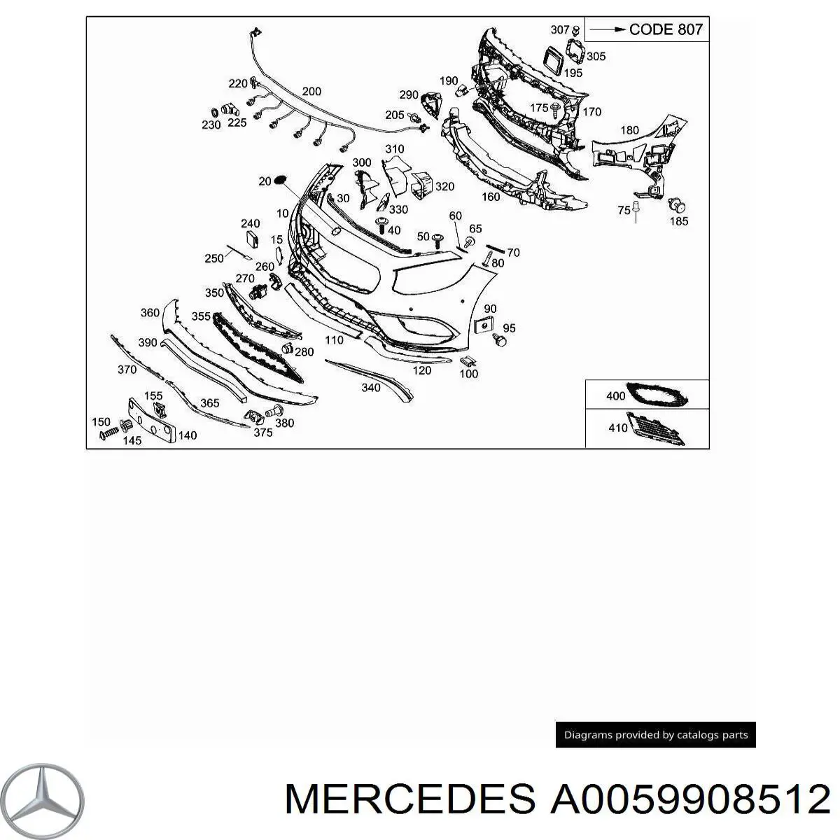 A0059908512 Mercedes 