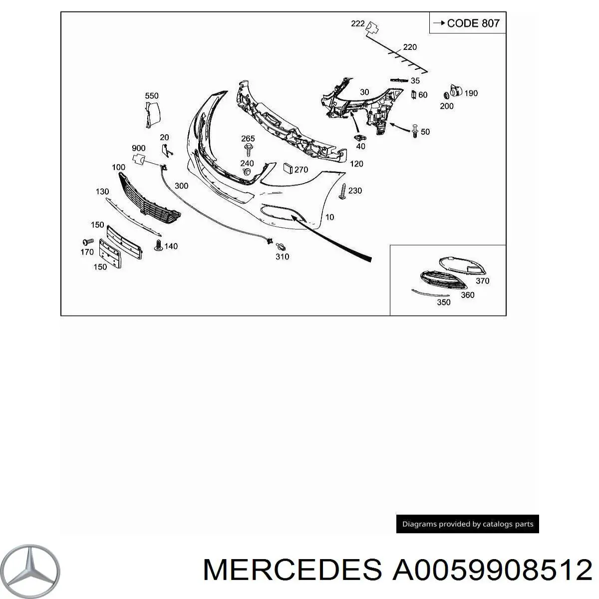 Купить A0059908512 Mercedes 