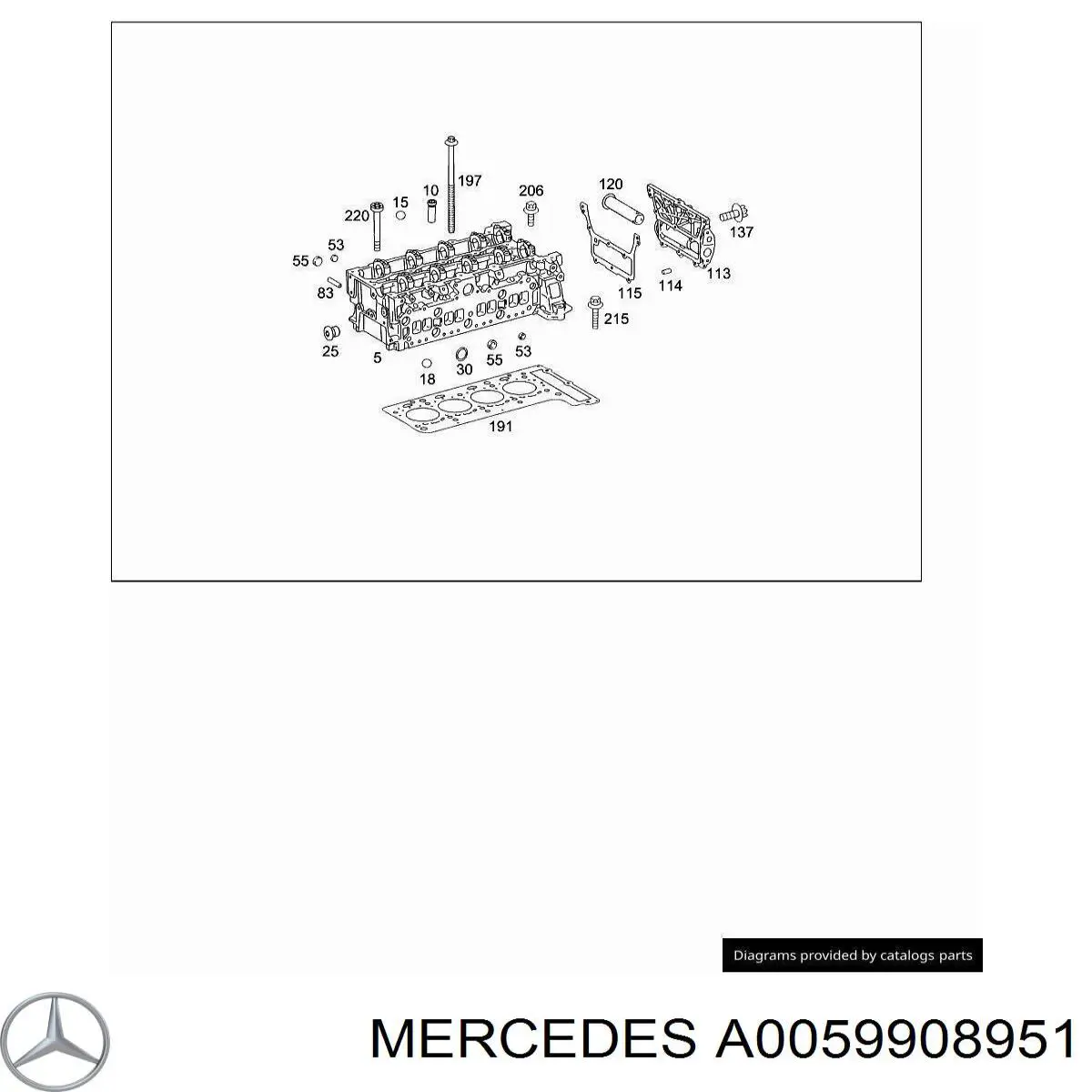 A0059908951 Mercedes 