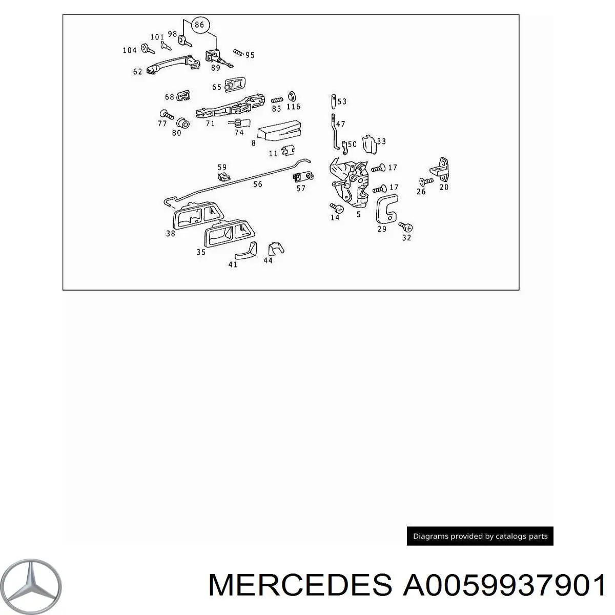 Купить A0059937901 Mercedes 