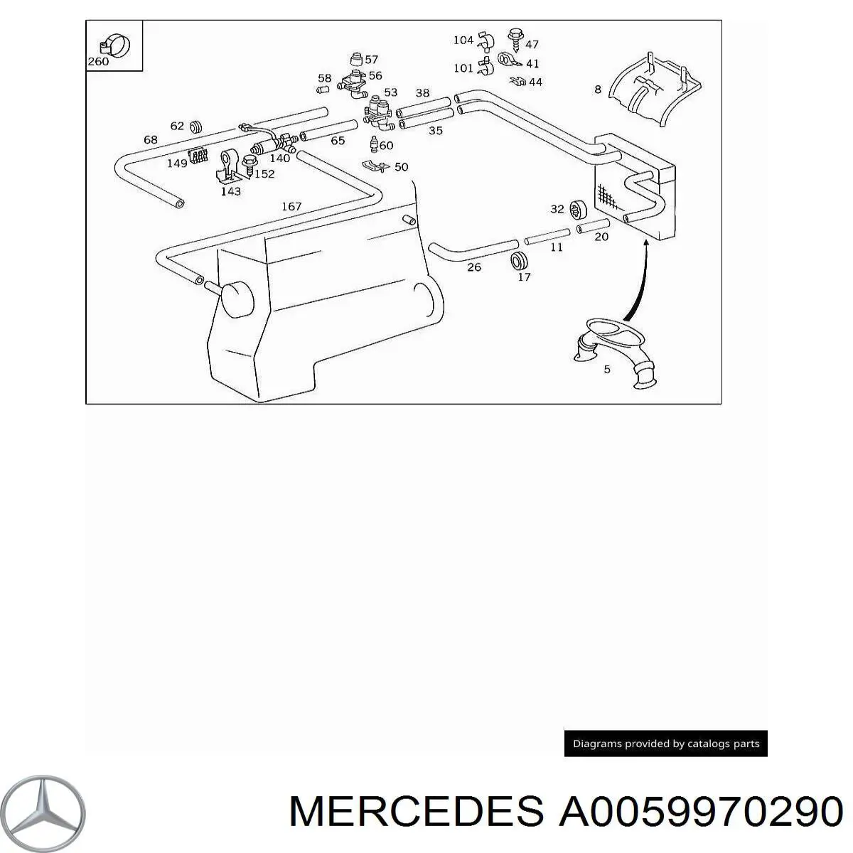  A0059970290 Mercedes