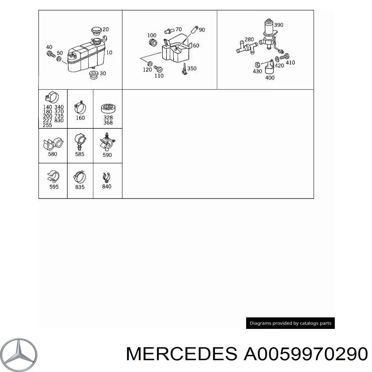 Купить N000000000667 Mercedes Хомут стяжной металлический, универсальный