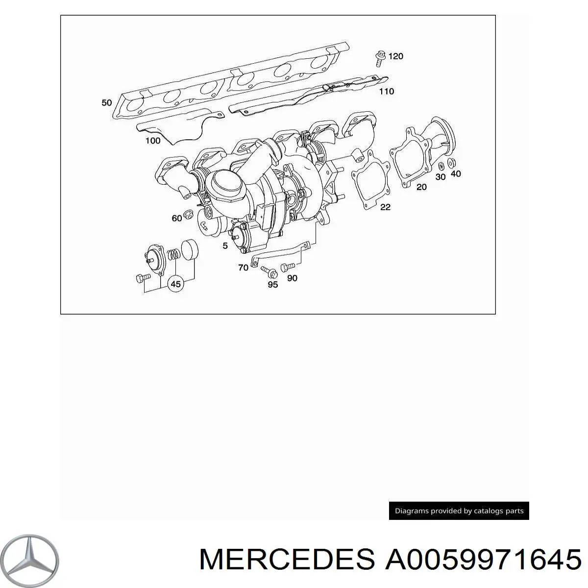 A0059971645 Mercedes 