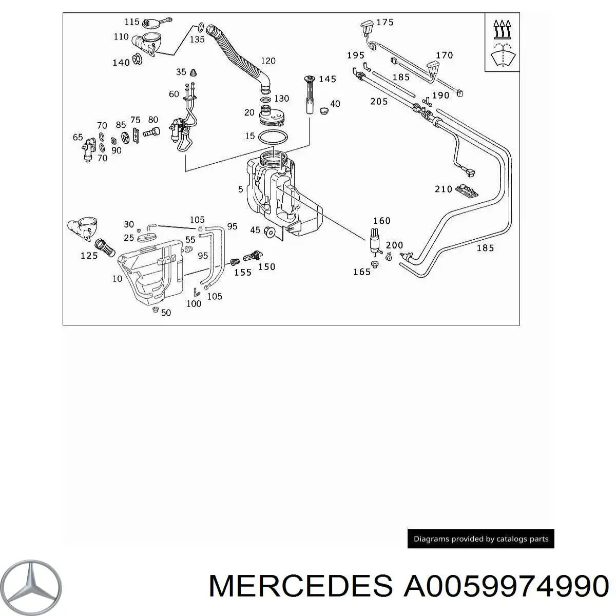 A0059974990 Mercedes 