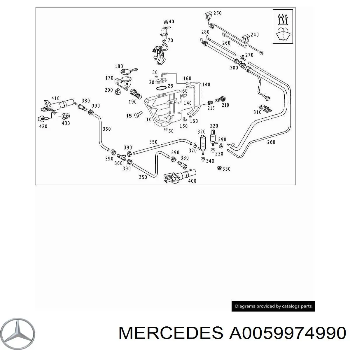  Mercedes A0059974990 цена, от 2.48 USD