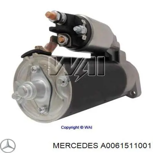 Стартер Mercedes A0061511001