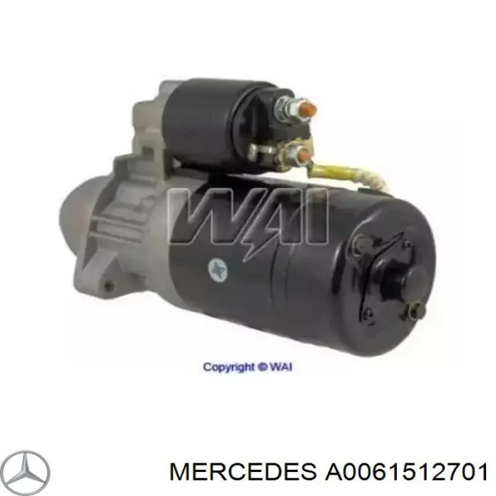 Стартер A0061512701 Mercedes