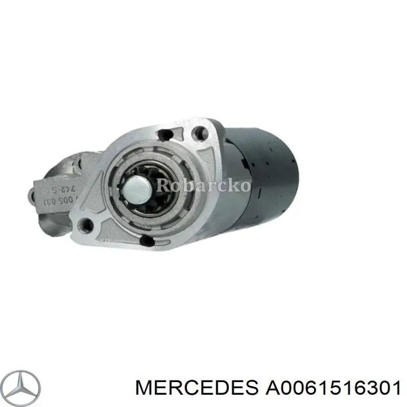 A006151630180 Mercedes стартер