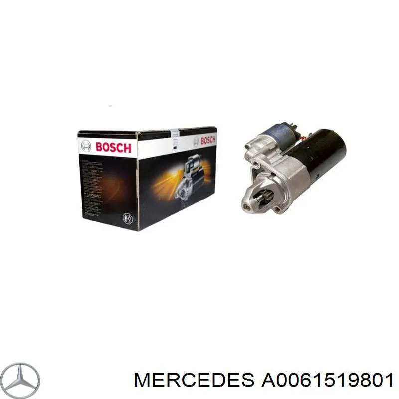 A0061519801 Mercedes motor de arranco