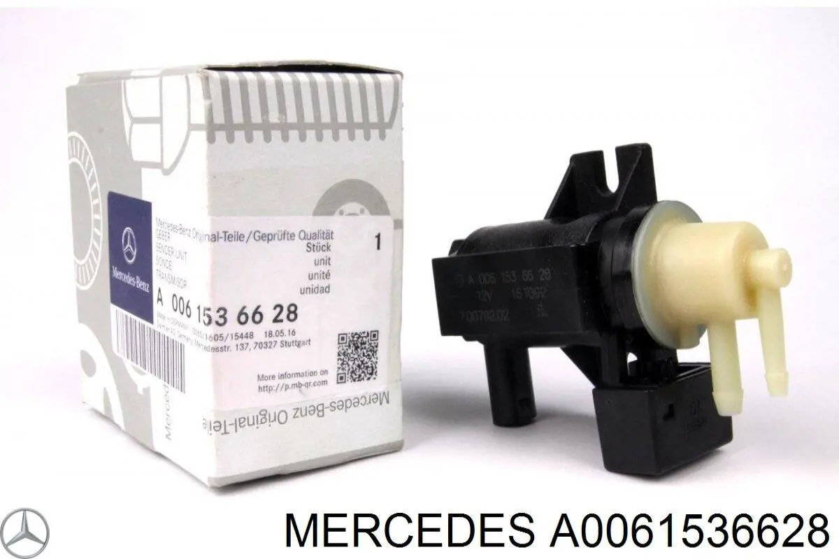 Клапан преобразователь давления наддува (соленоид) A0061536628 Mercedes