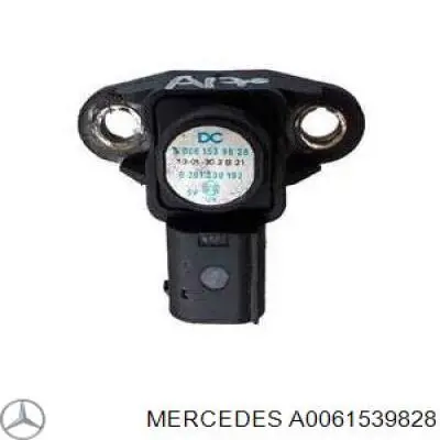 Sensor de presion de carga (inyeccion de aire turbina) A0061539828 Mercedes