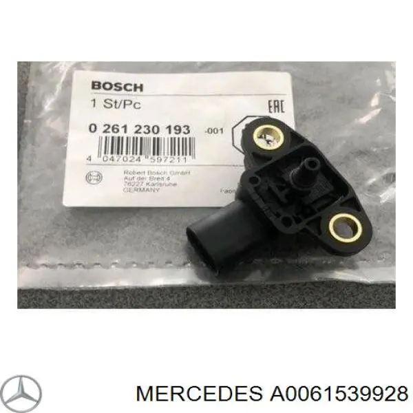 Купить A0061539928 Mercedes Датчик нагнетания воздуха в турбину