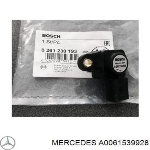 Датчик давления наддува A0061539928 Mercedes