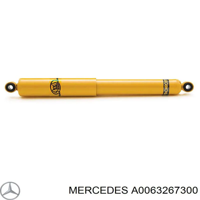 Амортизатор задний A0063267300 Mercedes