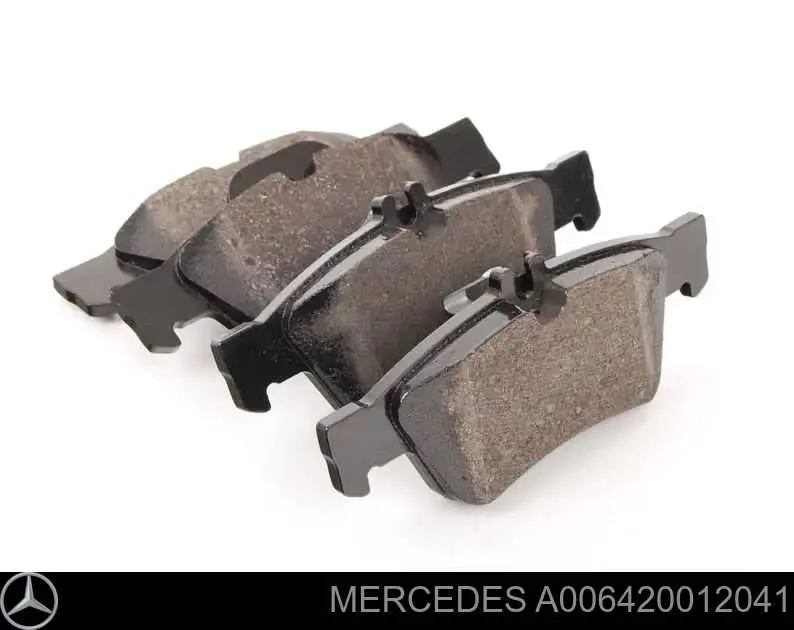 A006420012041 Mercedes sapatas do freio traseiras de disco