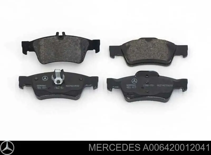 Колодки дисковые  Mercedes A006420012041 цена, от 52.45 USD