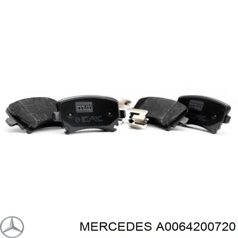 Передние тормозные колодки A0064200720 Mercedes