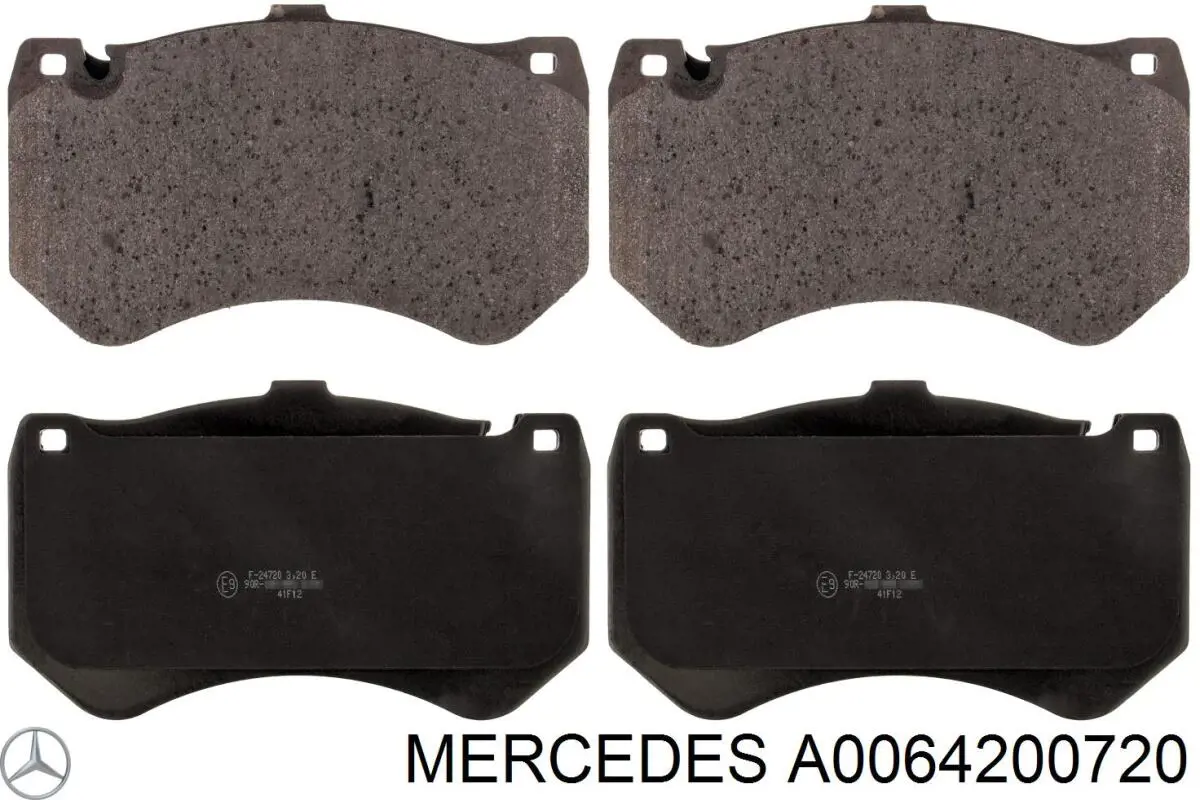 Колодки Mercedes A0064200720 цена, от 72.00 USD