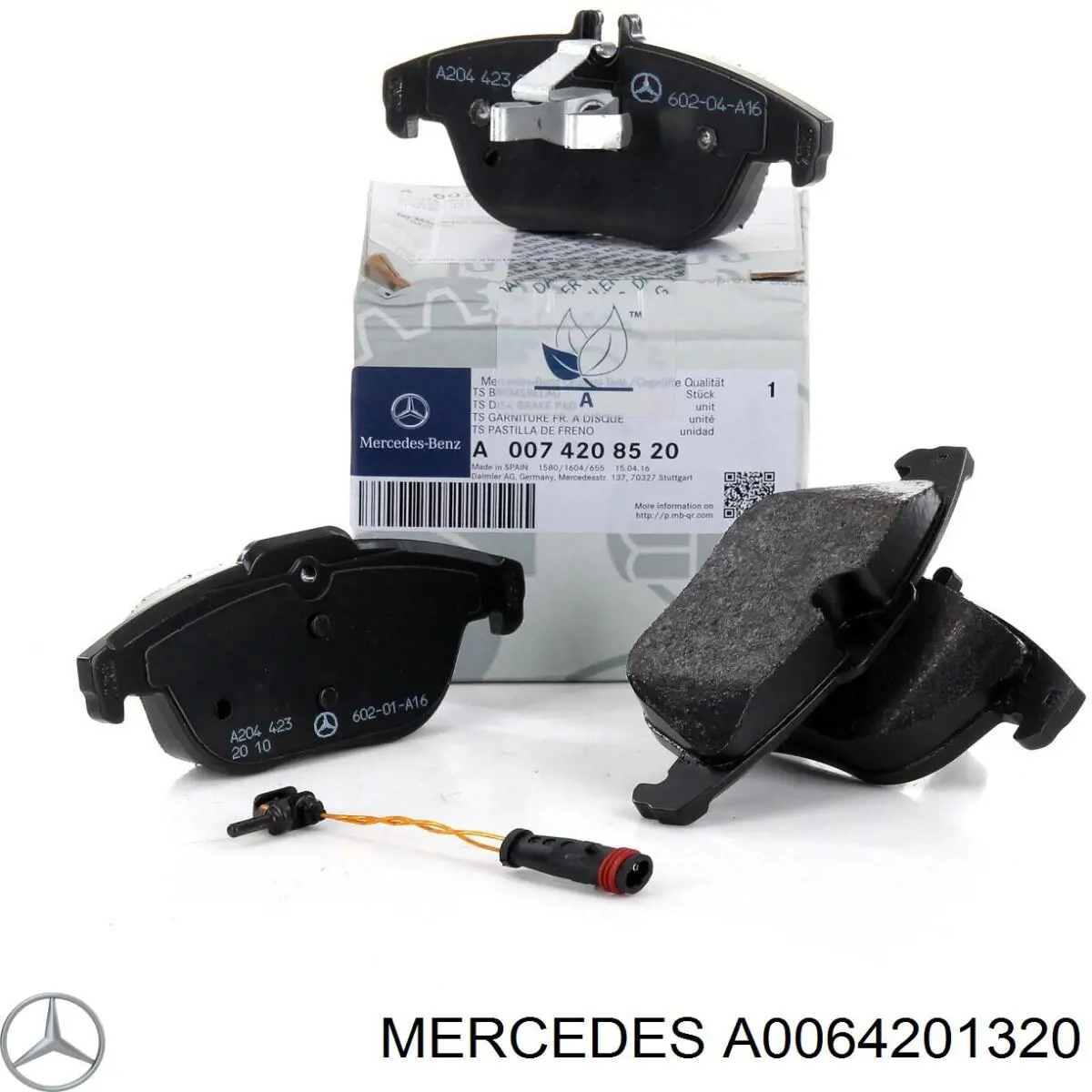 Задние тормозные колодки A0064201320 Mercedes