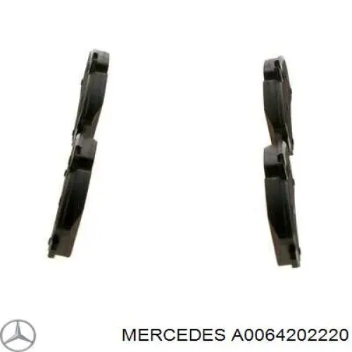 Задние тормозные колодки A0064202220 Mercedes